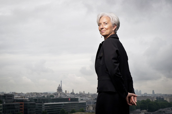 IMF’s Christine Lagarde, June 14, 2011. Martin Bureau—AFP