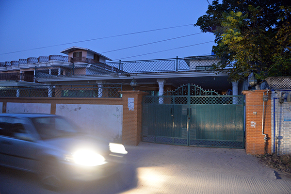 A house near Islamabad believed to be Nasiruddin Haqqani’s. Aamir Qureshi—AFP