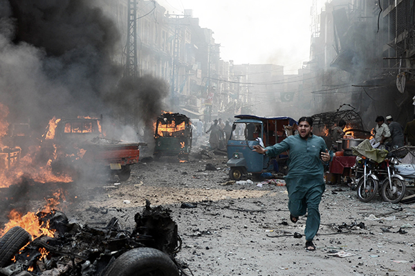 Peshawar bombing, Sept. 29. Hasham Ahmed—AFP