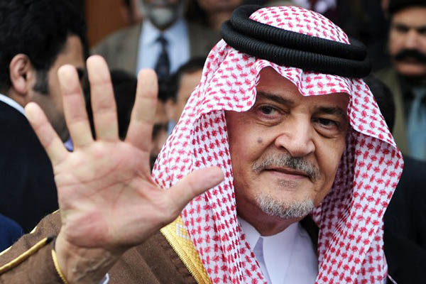 Saudi Foreign Minister Saud al-Faisal. Aamir Qureshi—AFP