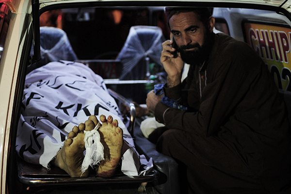 Karachi, Feb. 20. Asif Hassan—AFP