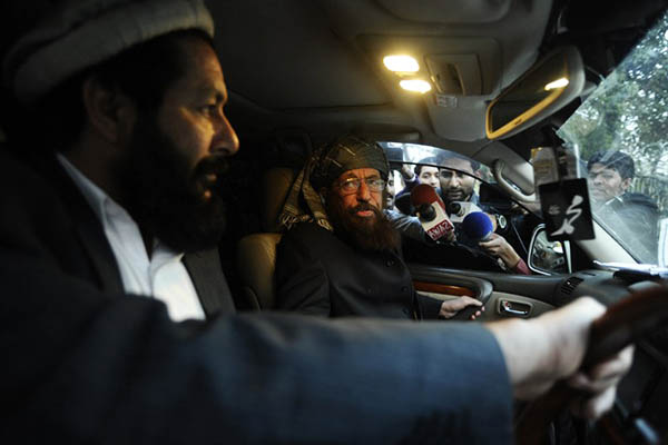 Maulana Sami-ul-Haq, the leader of the Taliban committee. Farooq Naeem—AFP