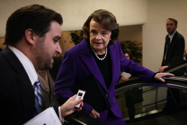 U.S. Sen. Dianne Feinstein, who pushed ahead for the publication of the torture report. Alex Wong-Getty Images North America—AFP
