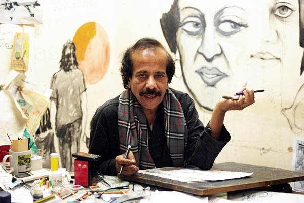 FEICA at his office in Karachi. Asif Hassan—AFP