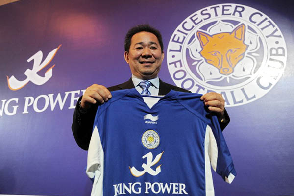 Thailand’s King Power Group acquired the Leicester City football club in 2010. Christophe Archambault—AFP