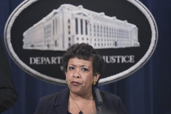 U.S. Attorney General Loretta Lynch. Mandel Ngan—AFP