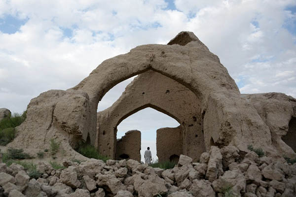 The ruins of Sufi mystic Rumi’s house in Afghanistan. Farshad Usyan—AFP
