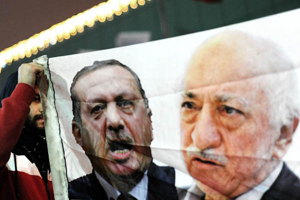 Recep Tayyip Erdogan and Fethullah Gulen. Ozan Kose—AFP